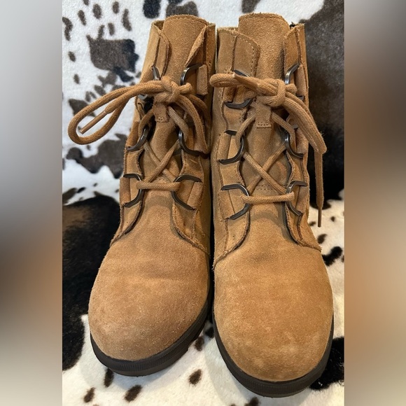 Sorel Women’s Joan of Arctic Wedge II Waterproof Suede Boots Size 5 - Picture 7 of 8